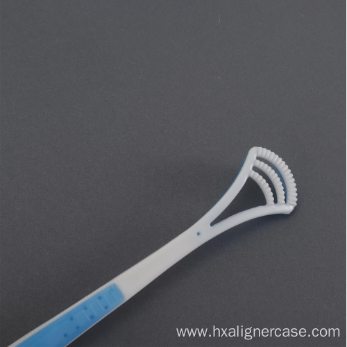 Silicone Tongue Coating Cleaner Brush Tongue Scraper